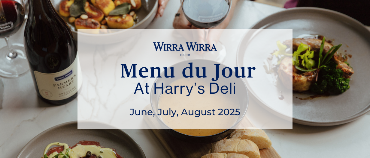 Menu du Jour at Harry’s Deli